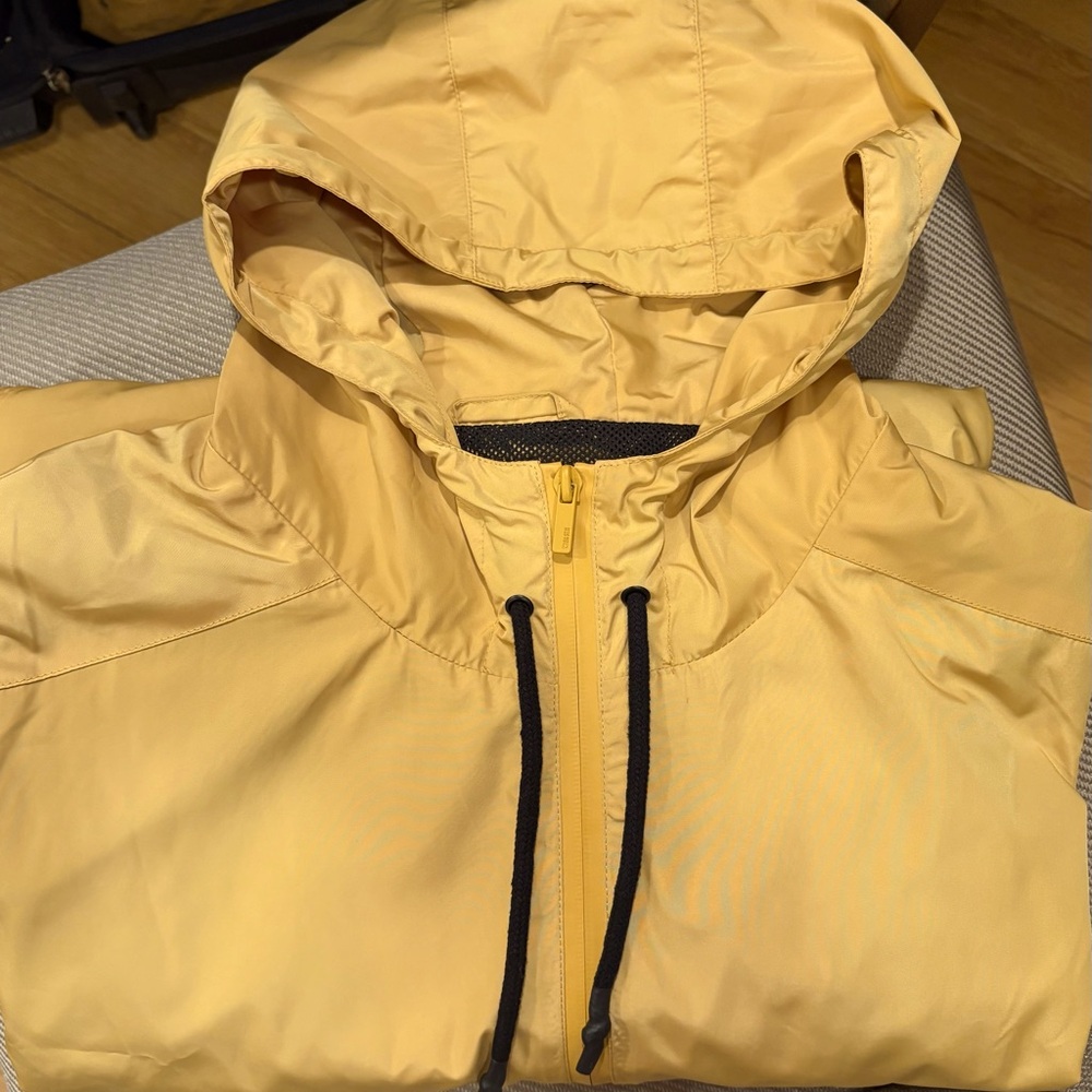Big Star Honey Yellow Hooded Windbreaker Men’s Jacket - XL